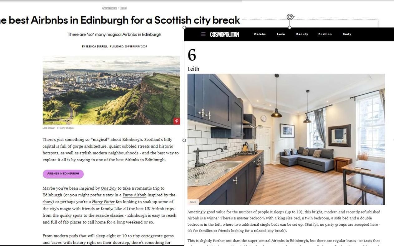 Traditional 3 Bedroom Quiet Duplex Flat By High St, Trams And Buses - Just 1-5 Miles To Centre Edinburgh Exterior photo